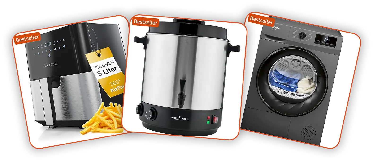 Amazon product images for household appliances from Stacvalley Amazon Agency. E-commerce scaling & Amazon growth through SEO & PPC