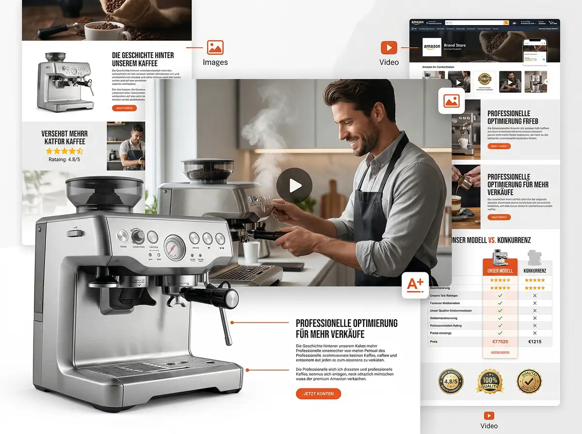 Stacvalley Amazon Agency Infographic: The quantum growth effect through the synergy of Amazon SEO, PPC, and content marketing. Strategic gap analysis and AI-based algorithm dominance to scale e-commerce brands and achieve market leadership.