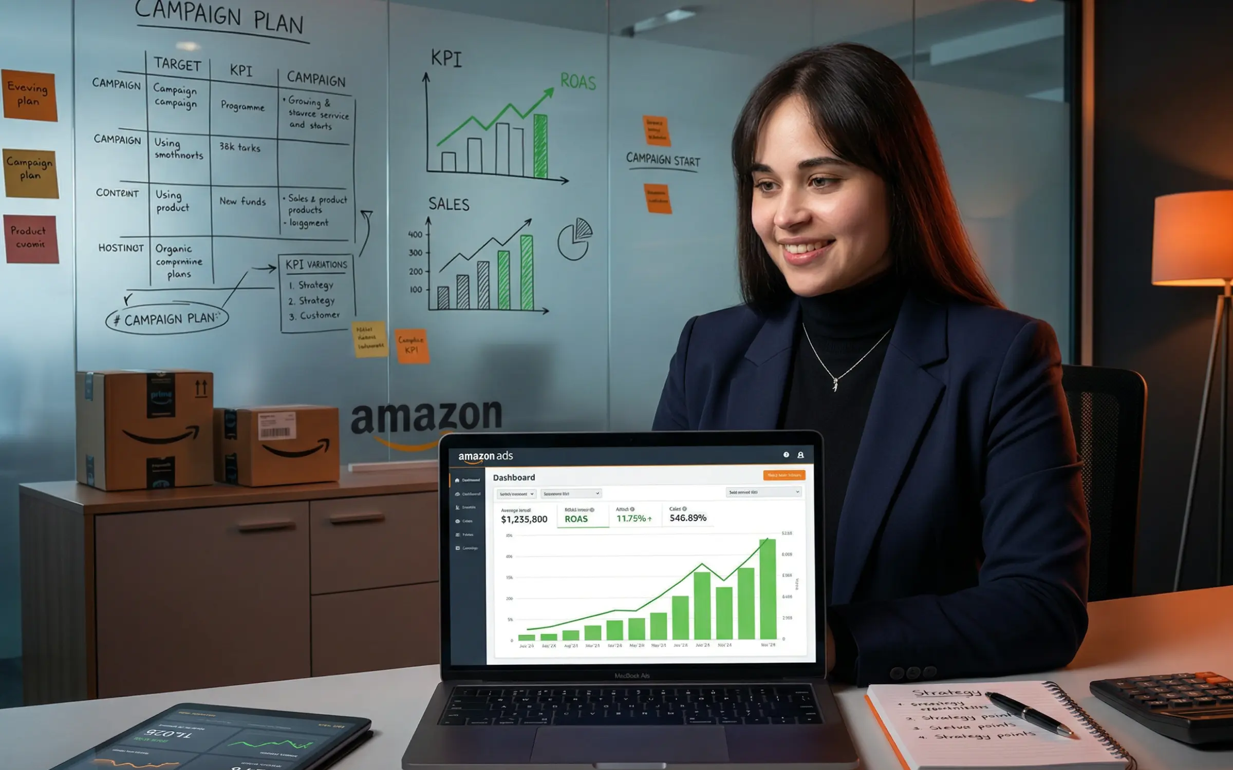 Stacvalley Amazon Agency Infographic: The quantum growth effect through the synergy of Amazon SEO, PPC, and content marketing. Strategic gap analysis and AI-based algorithm dominance to scale e-commerce brands and achieve market leadership.