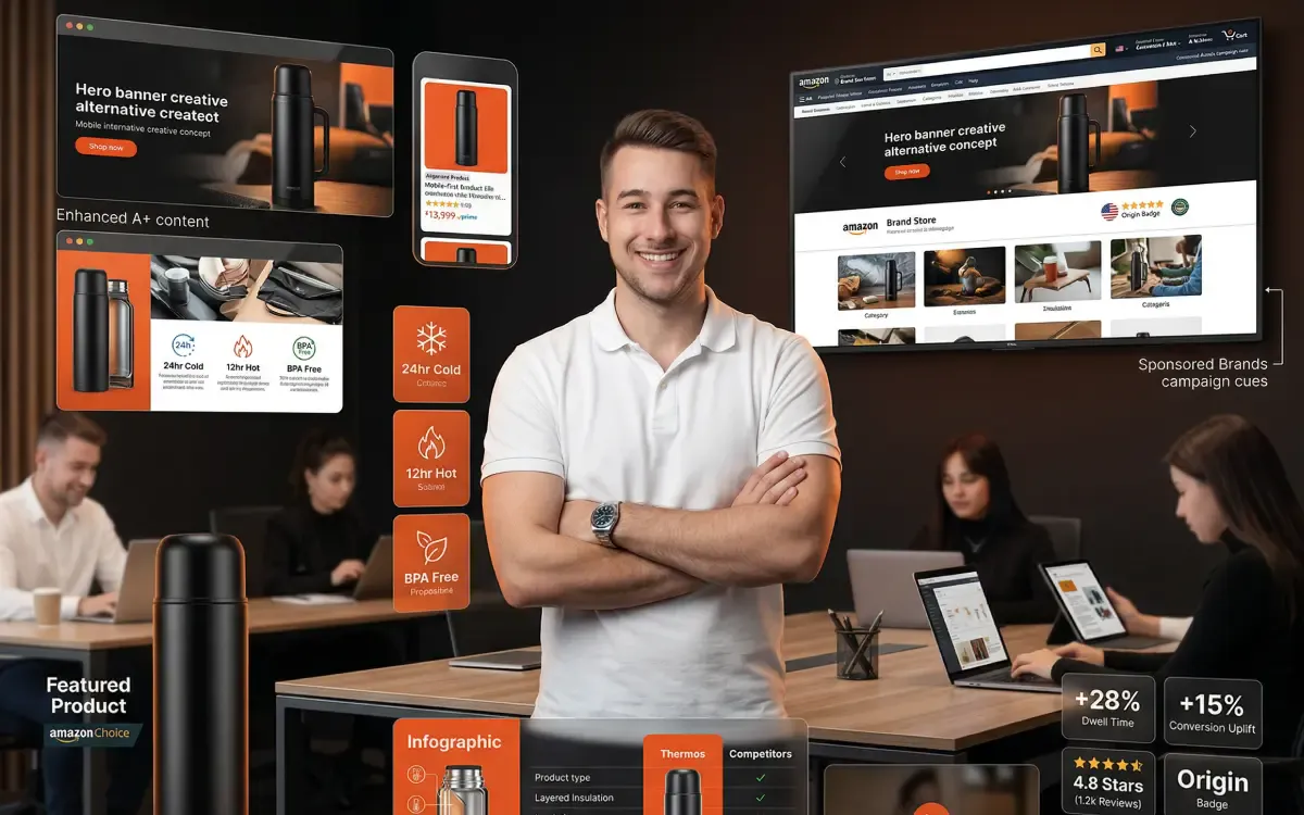 Services provided by an Amazon Brand Store agency