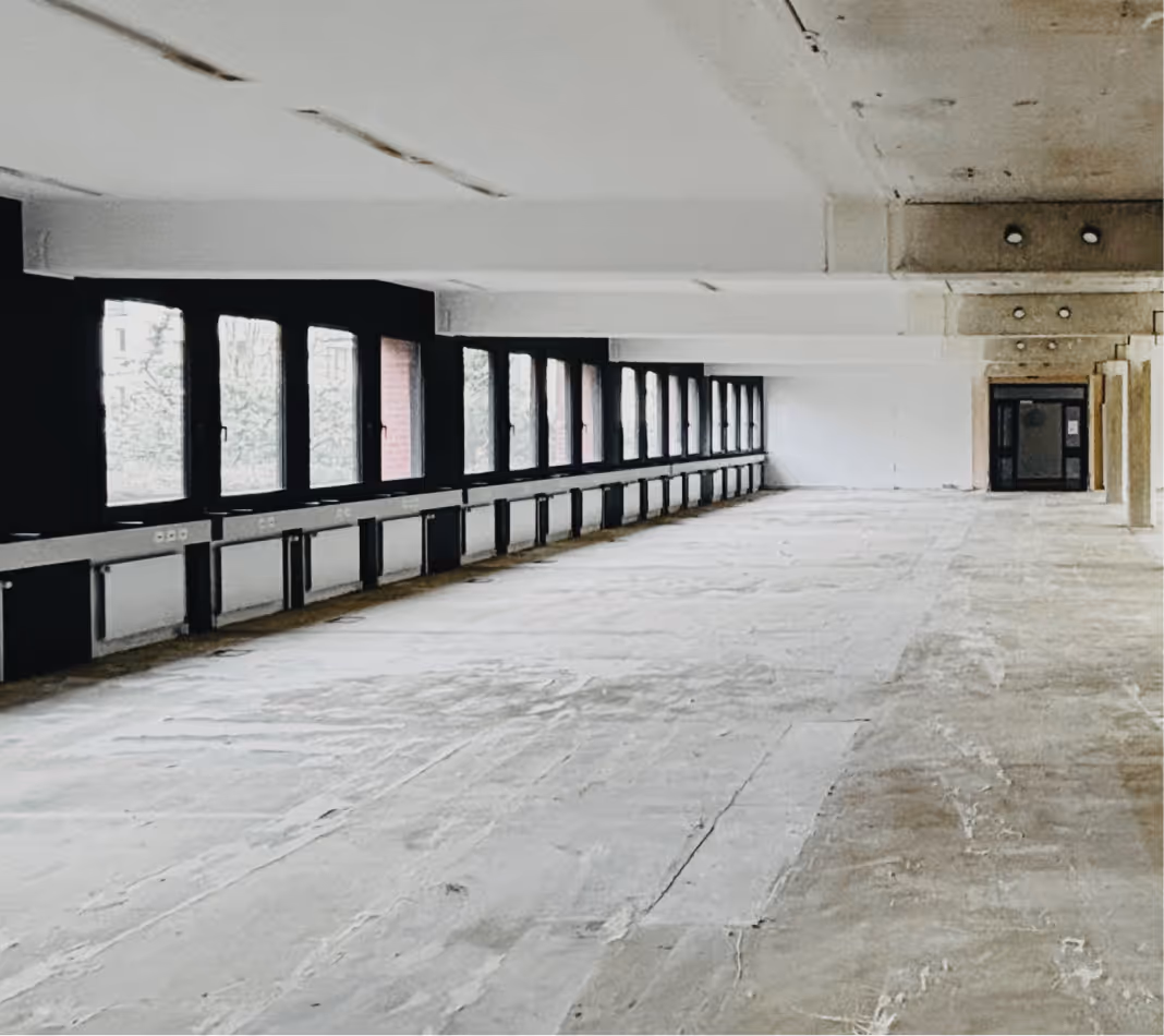 Revitalisierte Gewerbefläche im Bestand mit offenem Grundriss und Entwicklungspotenzial