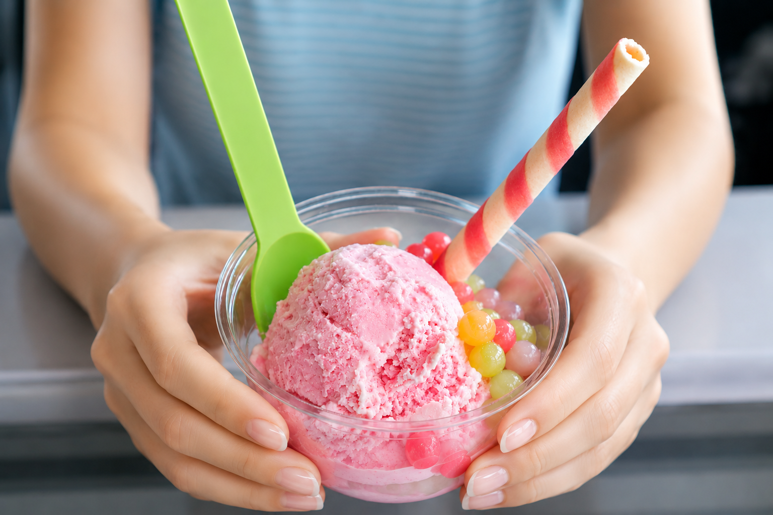 Udom Pink Milk Ice Cream