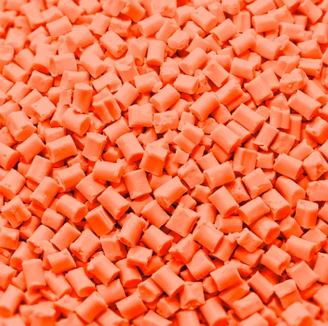 SAYHAY orange biodegradable polymer pellets