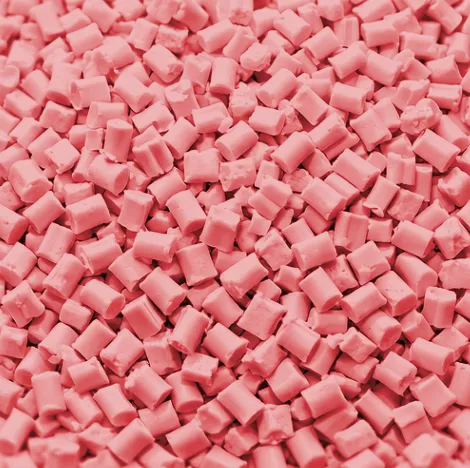 SAYHAY orange biodegradable polymer pellets from agricultural waste