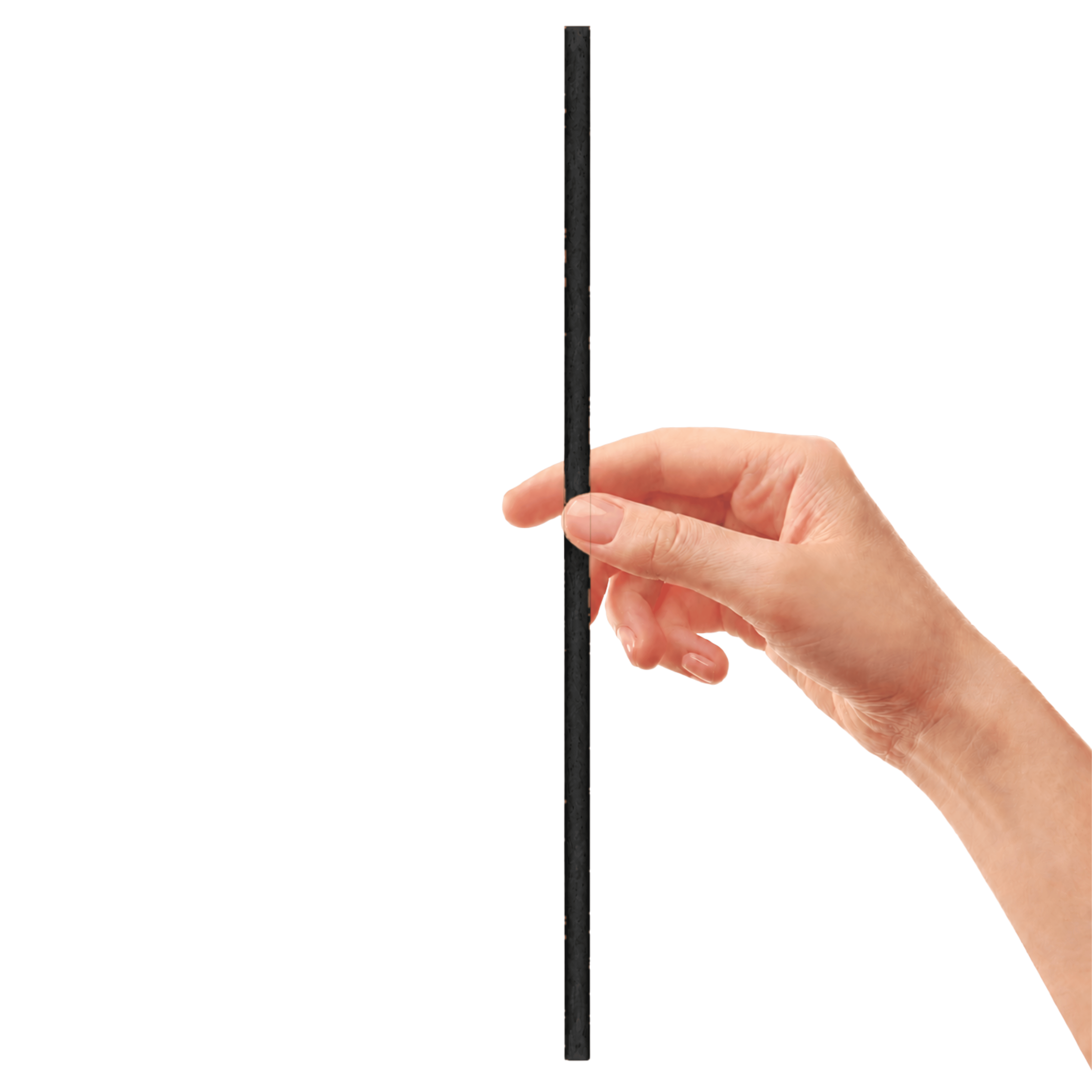 SAYHAY BioChar Cocktail Straw — black bio-char, net-zero carbon