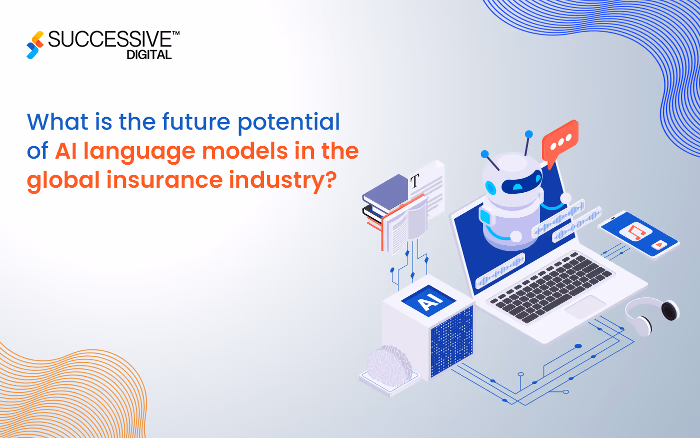 What is the future potential of AI language models in the global insurance industry?