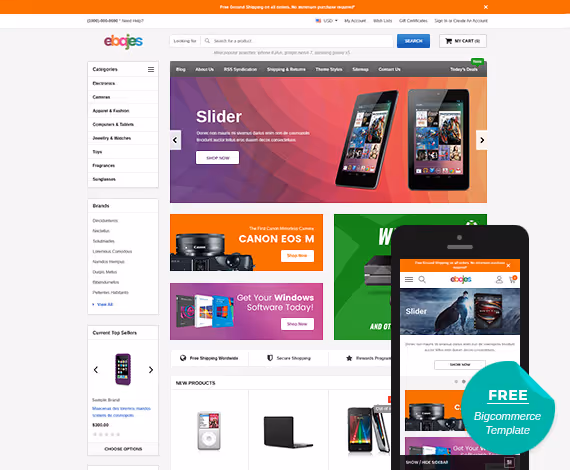 best ecommerce themes for ecommerce store
