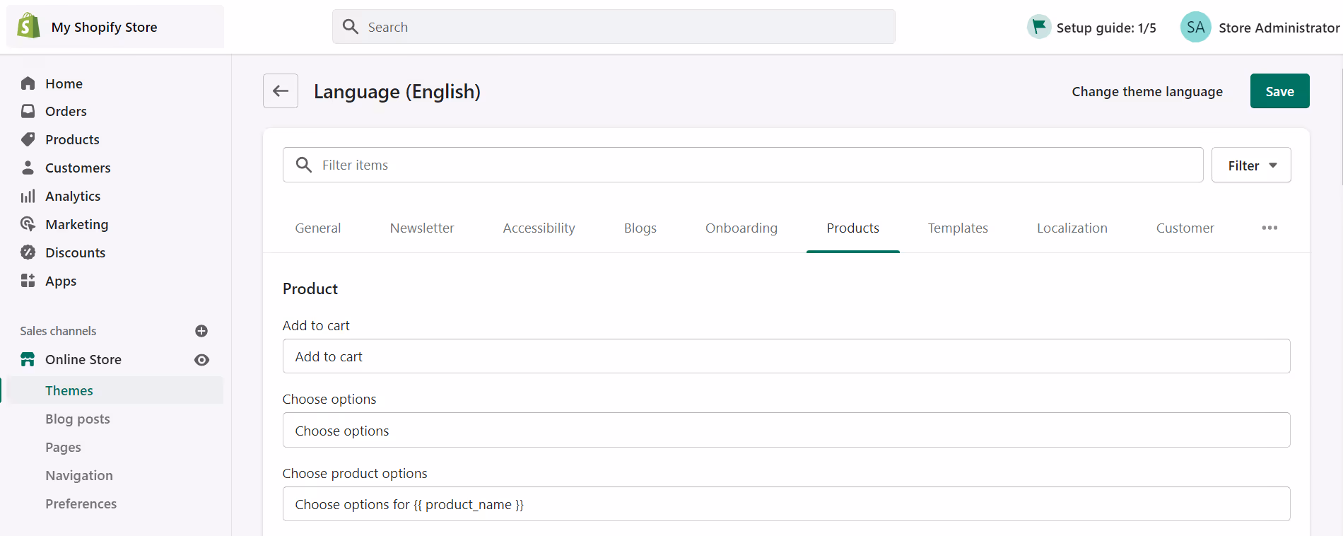 customize shopify websites
