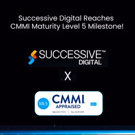 Successive Digital Appraised at CMMI® Maturity Level 5