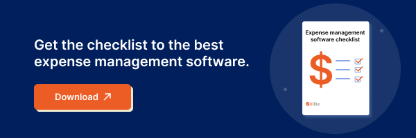 expense management software checklist