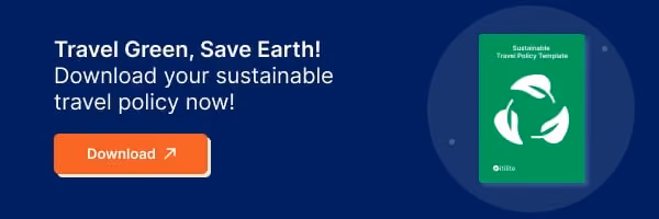 sustainable travel policy template
