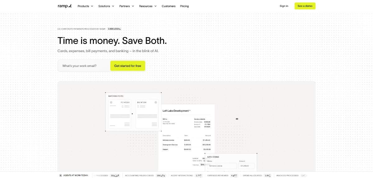 Image showing Ramp's Homepage