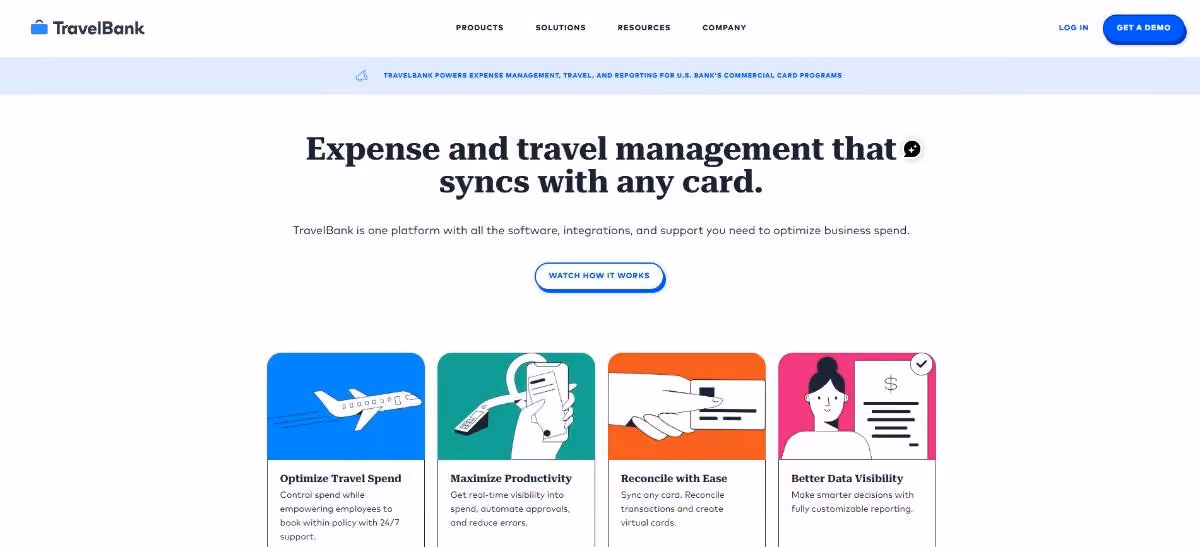 Image showing TravelBank's Homepage