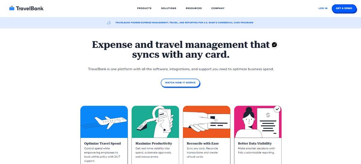 Image showing TravelBank's Homepage