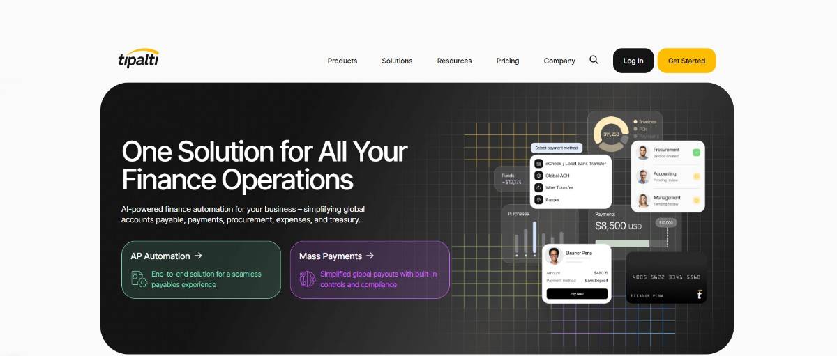 Tipalti's Homepage