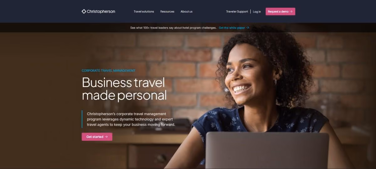 Christopherson Business Travel Homepage