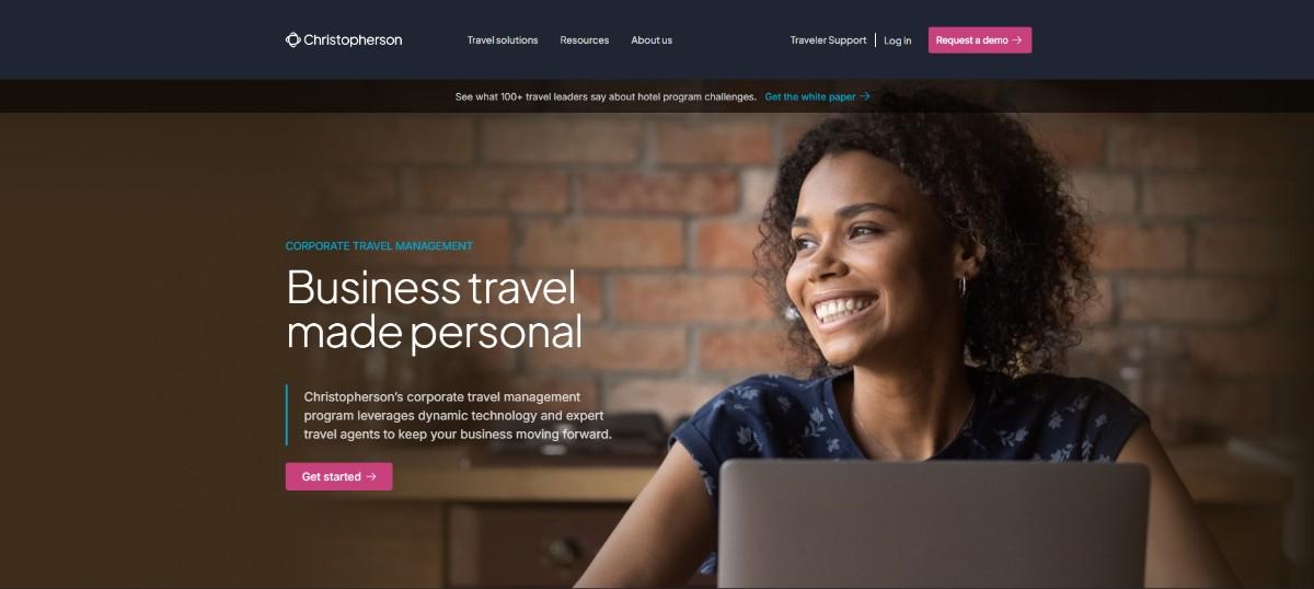 Christopherson Business Travel Homepage