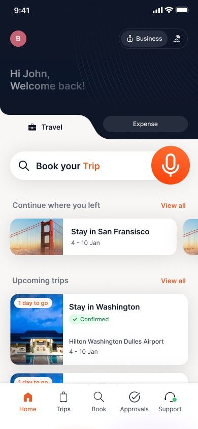 AI Voice search Mic Button on ITILITE Mobile