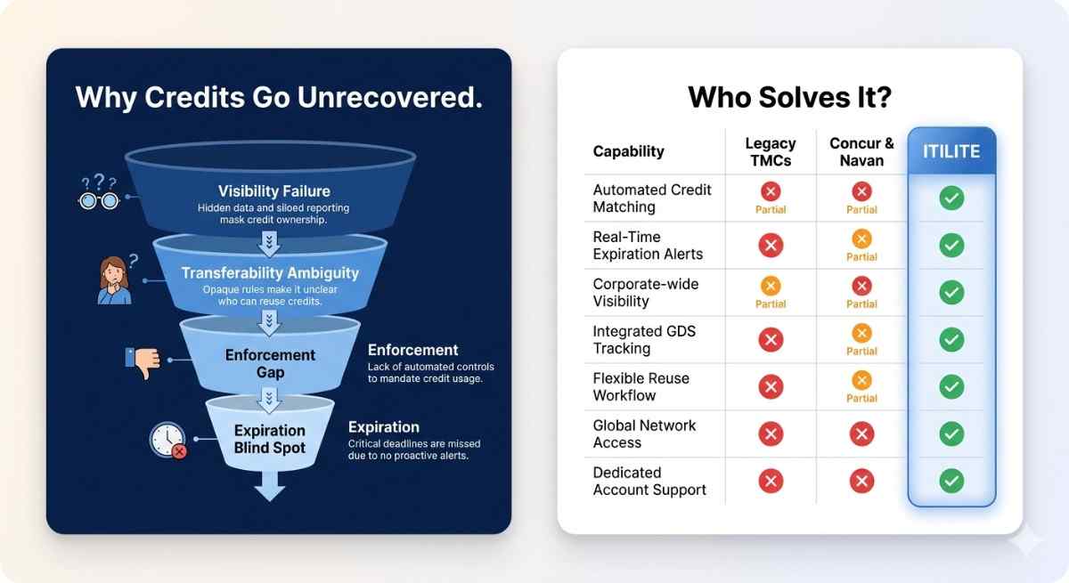 Why Credits Go Unrecovered - ITILITE Blog