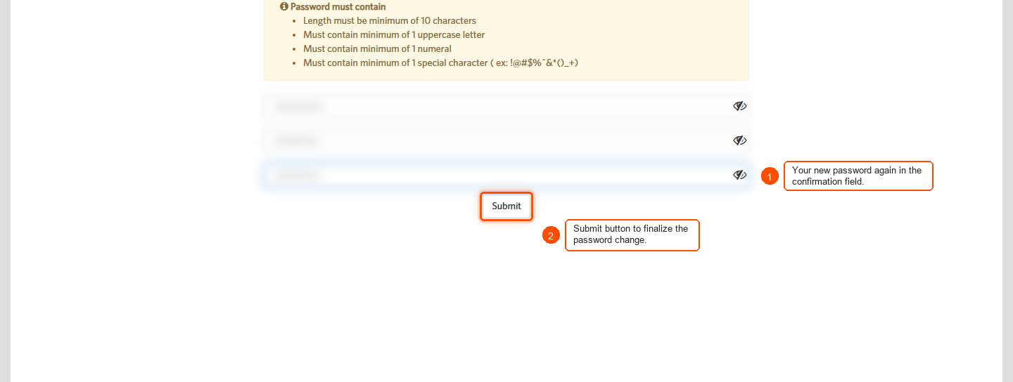 How to change my password? — screenshot 3