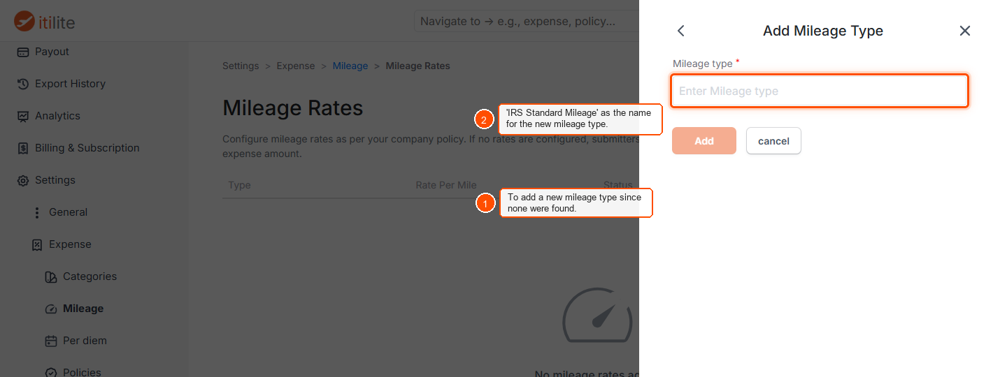 IRS Standard mileage rates on ITILITE — screenshot 3