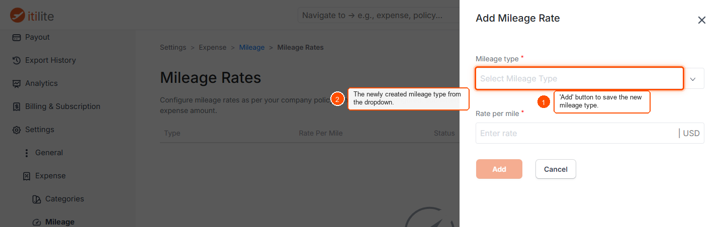 IRS Standard mileage rates on ITILITE — screenshot 4
