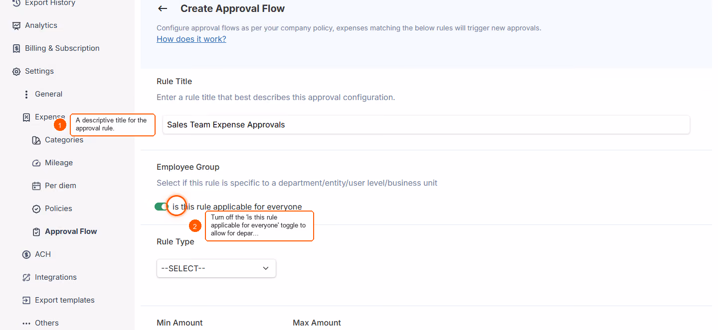 How to configure a new approval rule? — screenshot 2