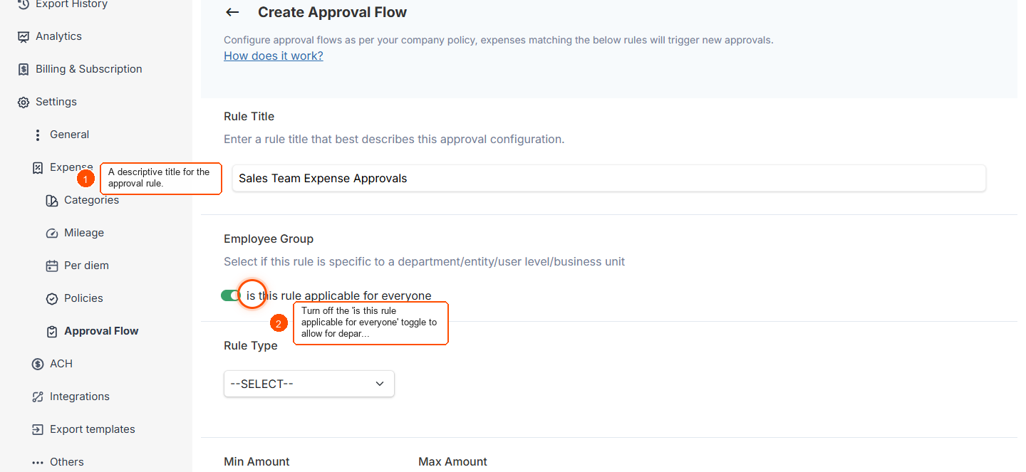 How to configure a new approval rule? — screenshot 2