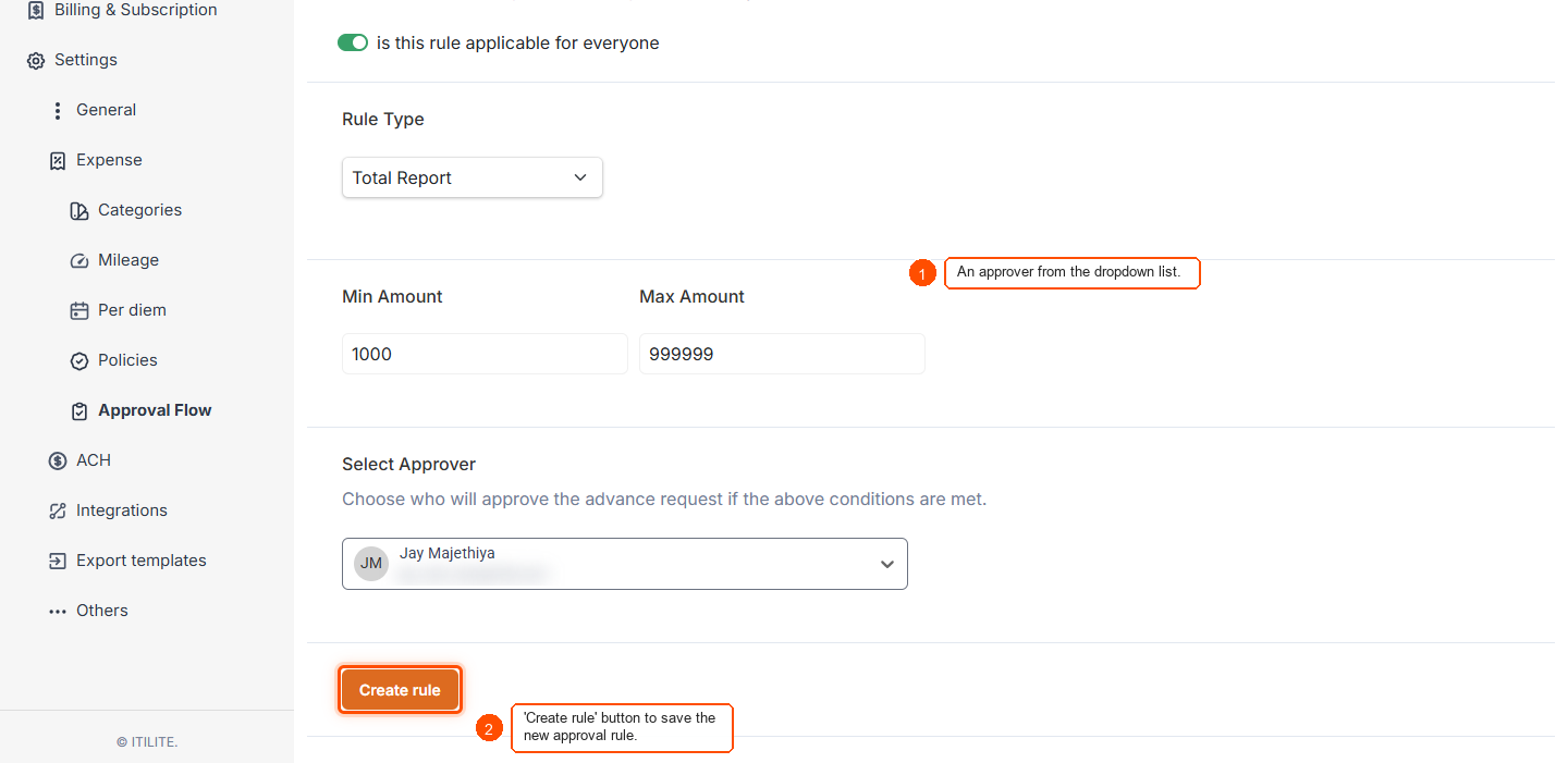 How to configure a new approval rule? — screenshot 5