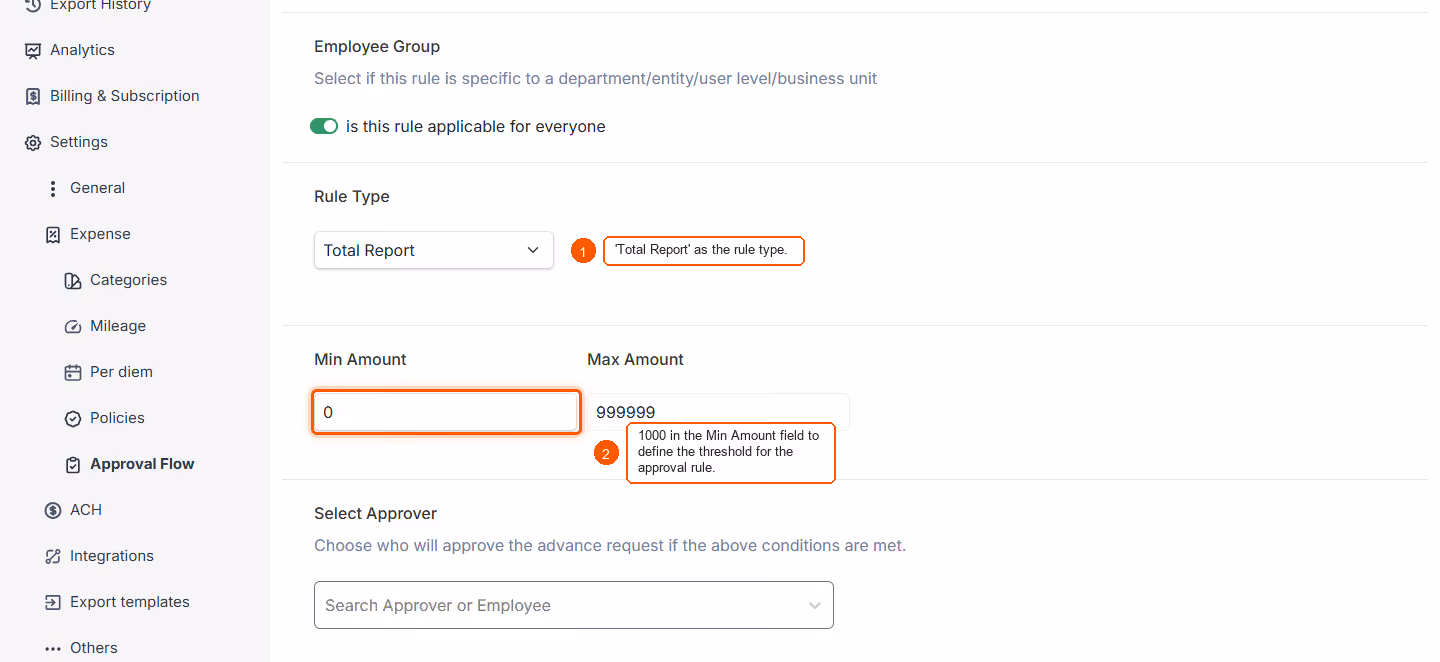 How to configure a new approval rule? — screenshot 3
