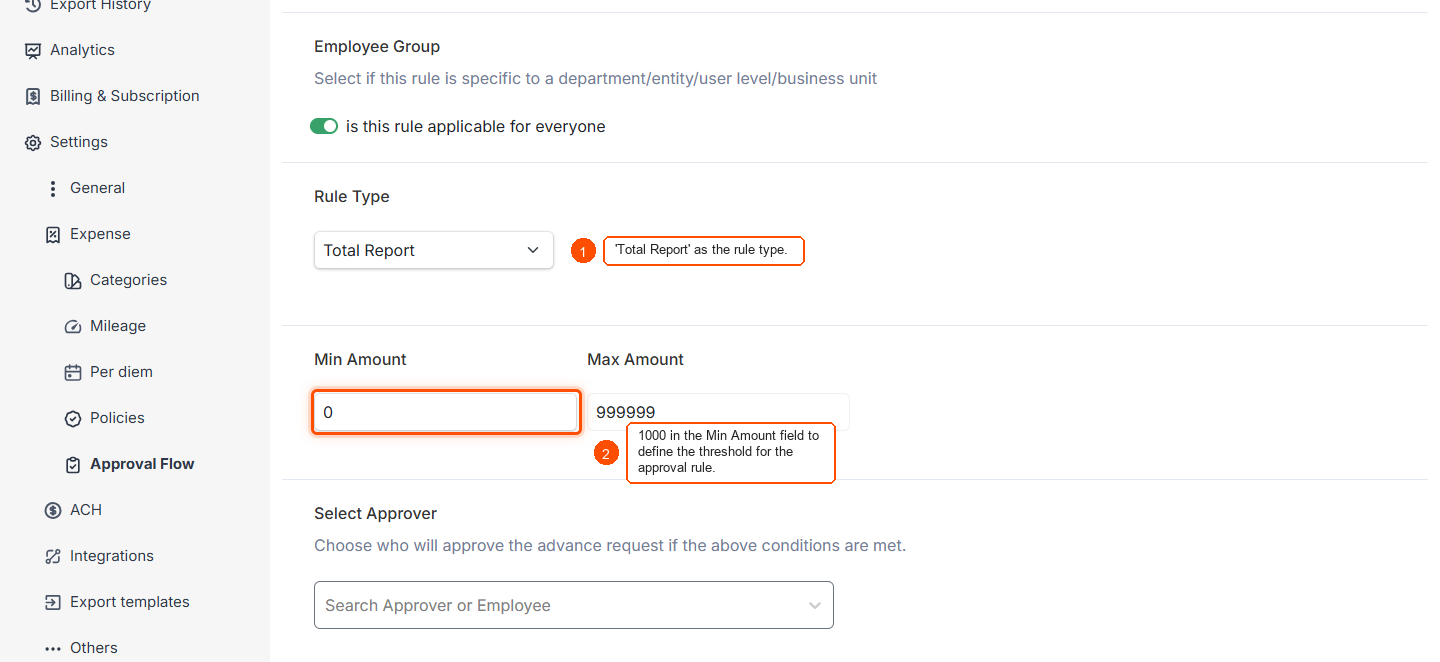 How to configure a new approval rule? — screenshot 3