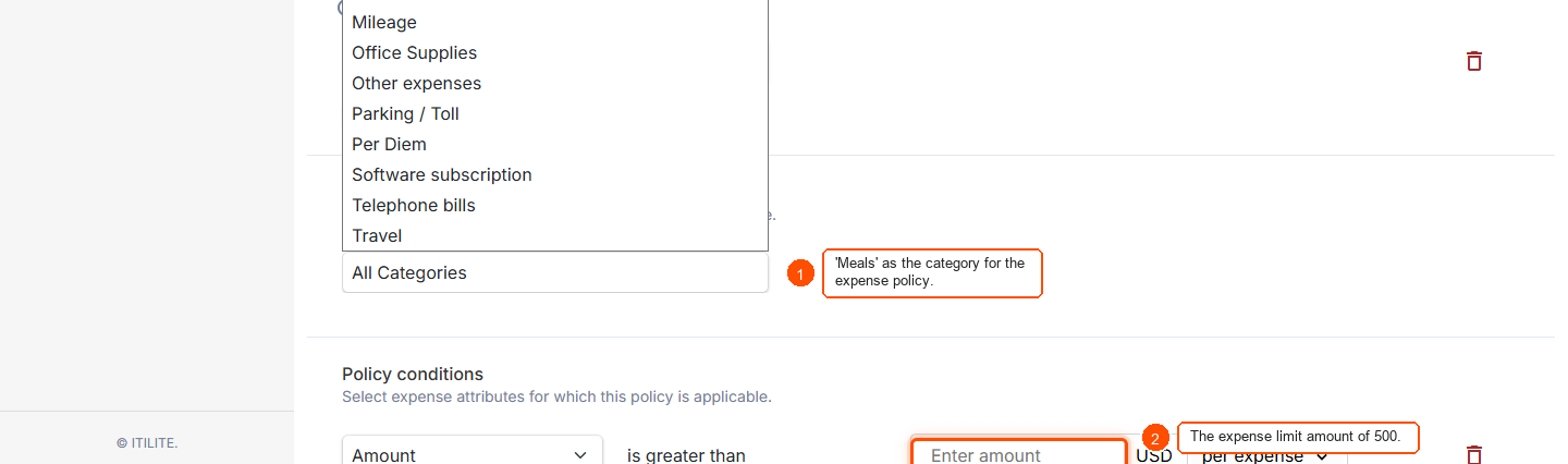 How to create a new expense policy rule? — screenshot 4
