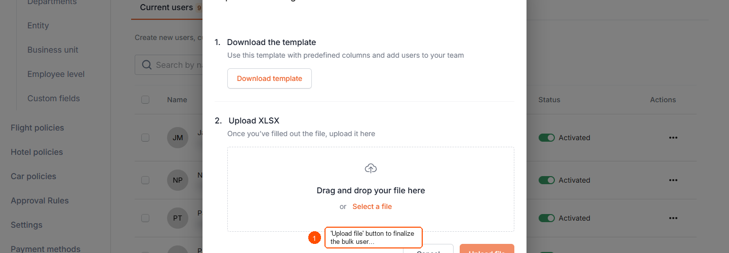 How to add multiple users? — screenshot 2
