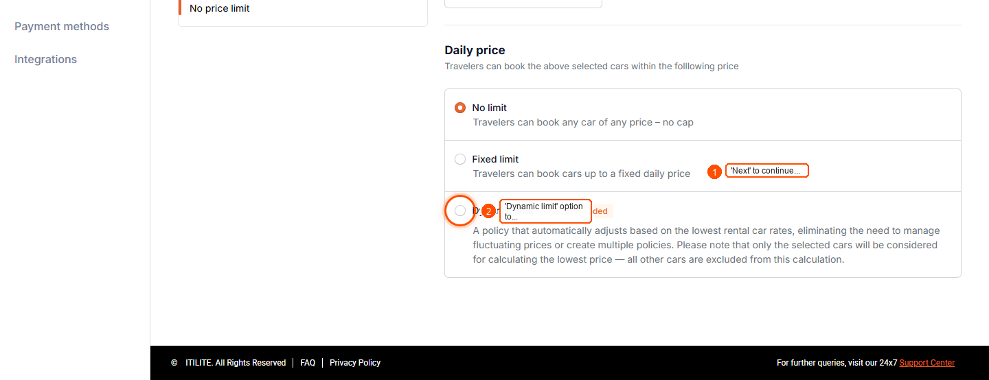 All about car policy — screenshot 3