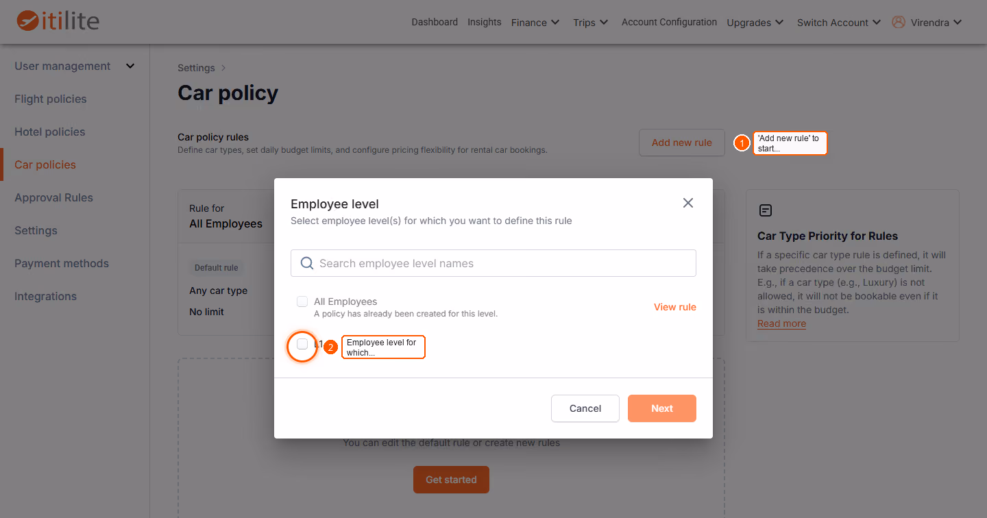 All about car policy — screenshot 2