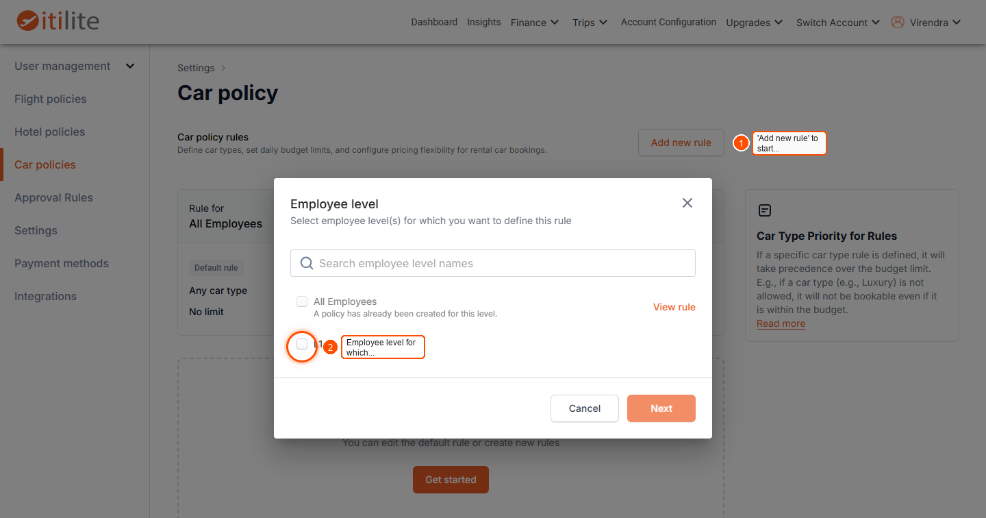 All about car policy — screenshot 2