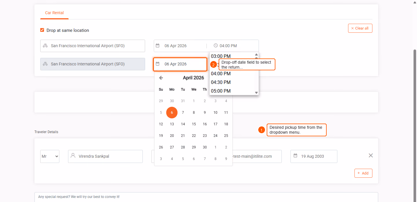 How can I book a car rental for my trip? — screenshot 4
