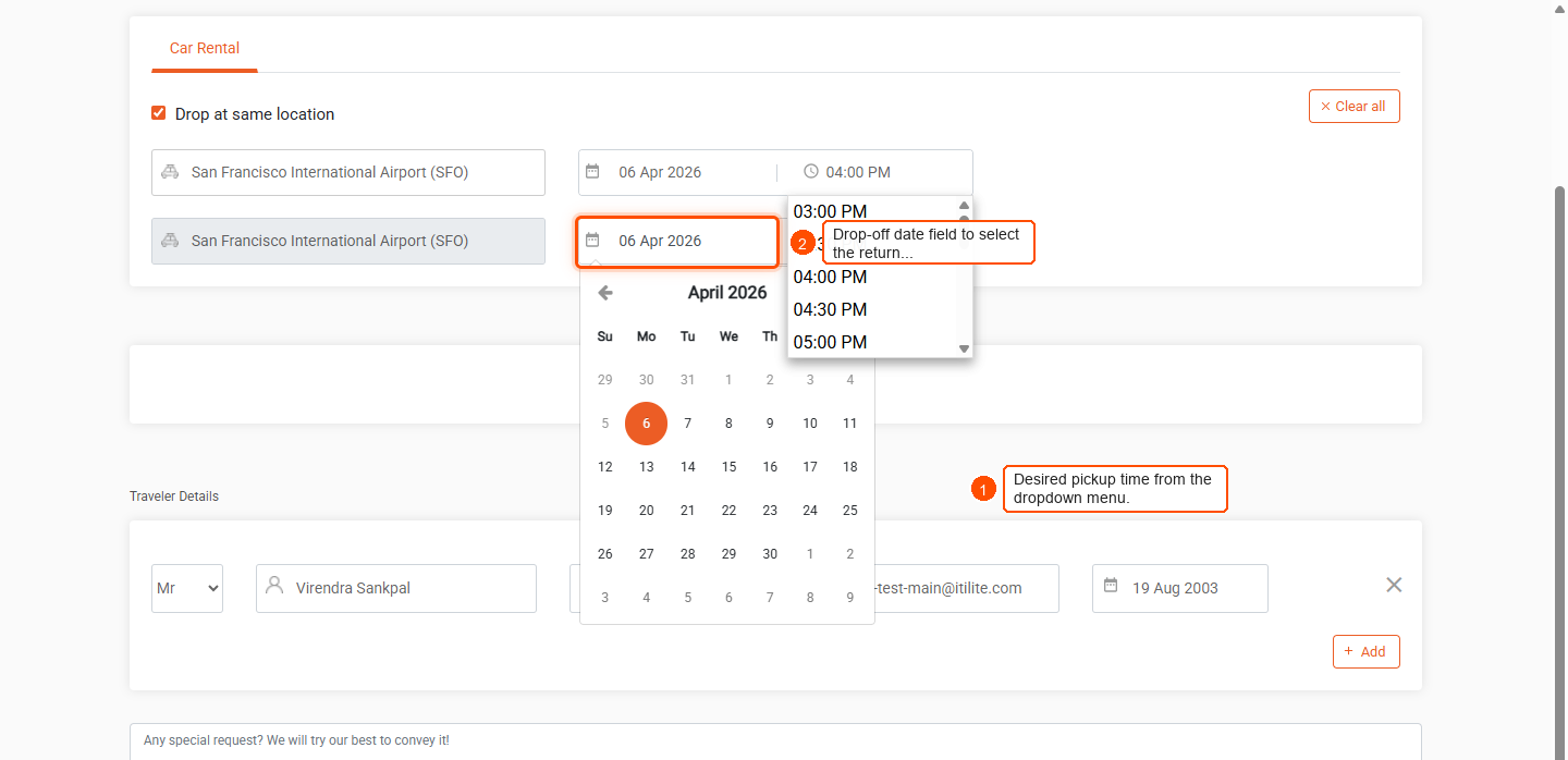 How can I book a car rental for my trip? — screenshot 4