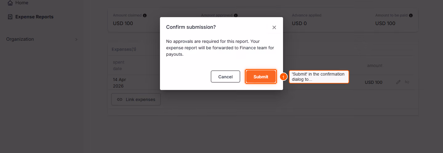 How to submit an expense report? — screenshot 8