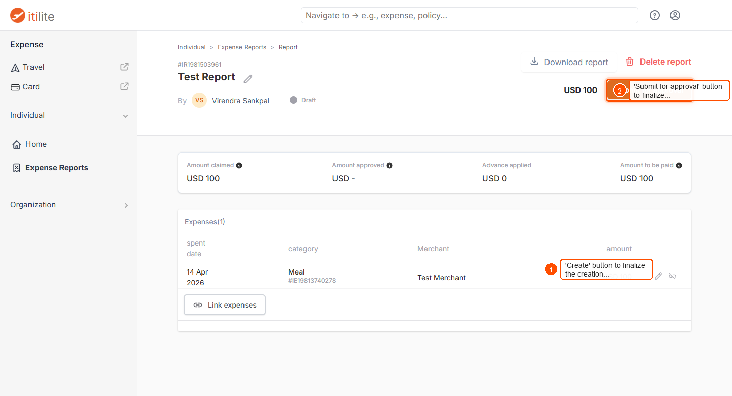 How to submit an expense report? — screenshot 6