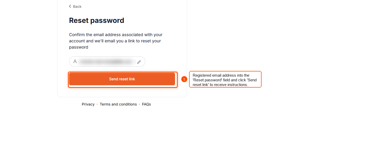 Forgot Password — screenshot 2