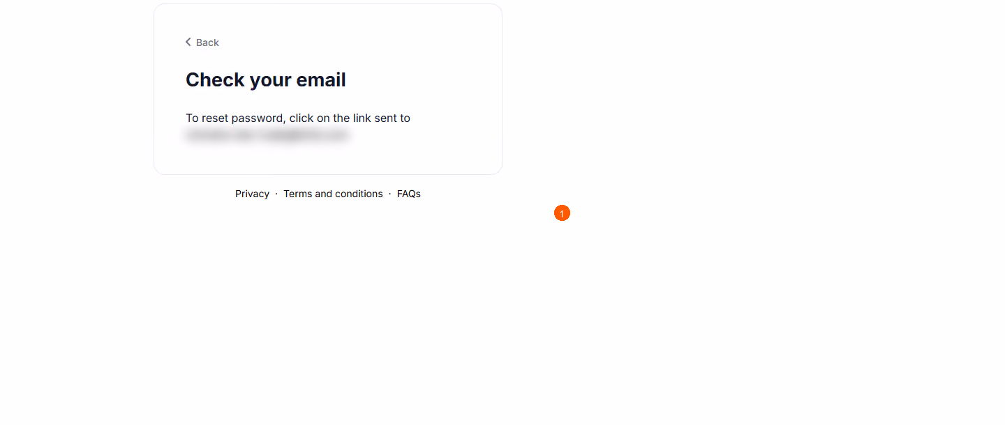 Forgot Password — screenshot 3
