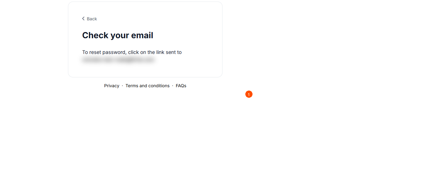 Forgot Password — screenshot 3