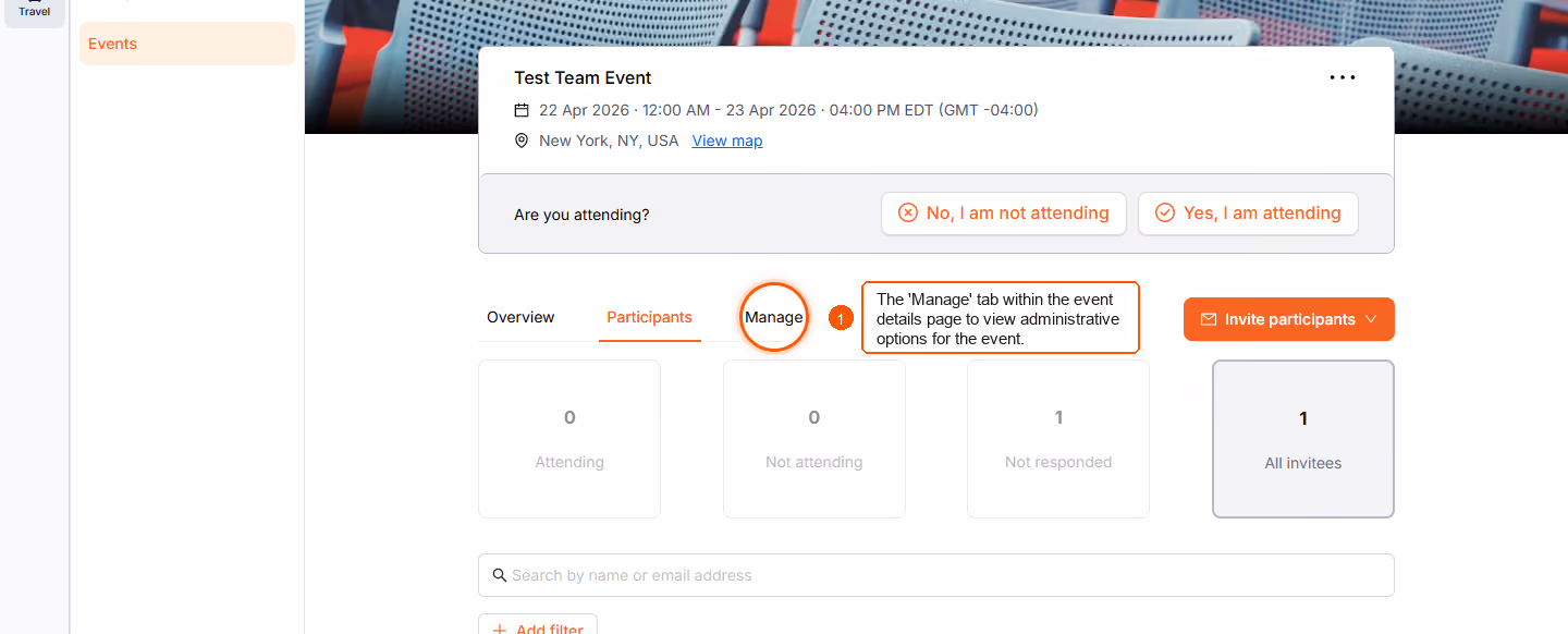 How can I manage my events on ITILITE? — screenshot 4