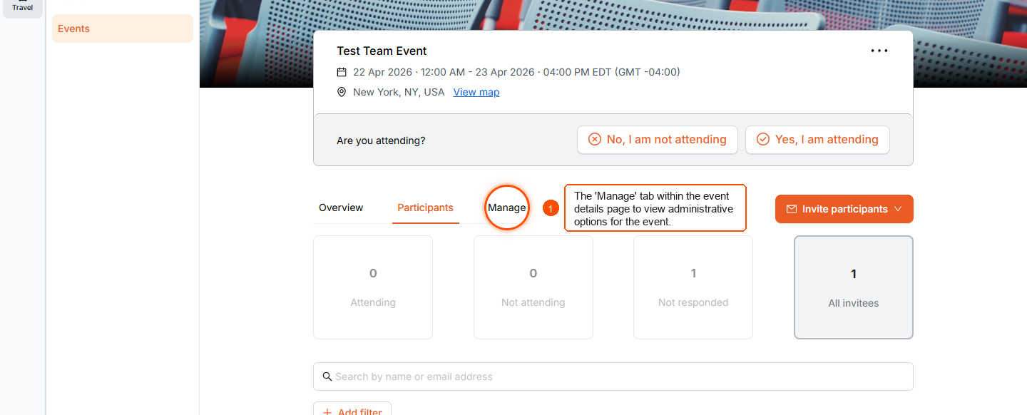 How can I manage my events on ITILITE? — screenshot 4