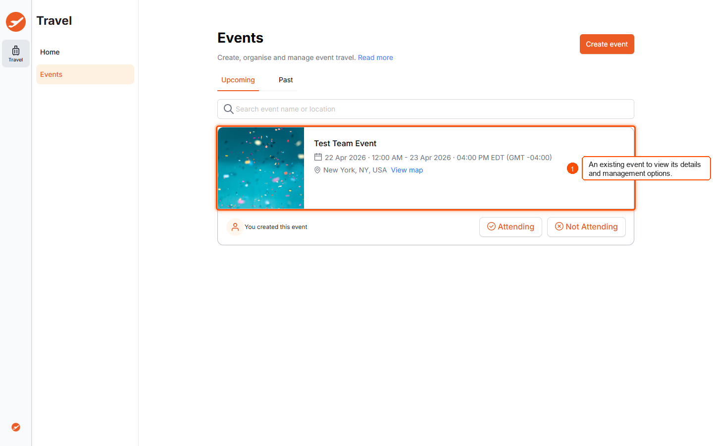 How can I manage my events on ITILITE? — screenshot 2