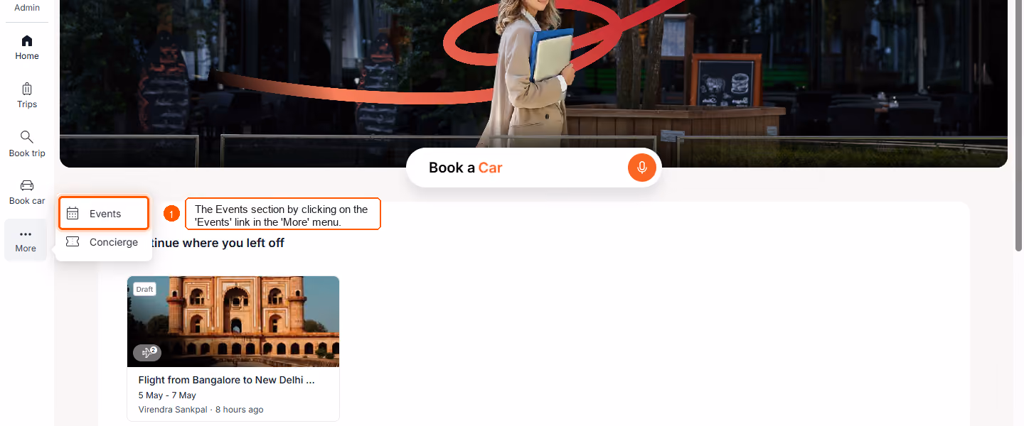 How can I manage my events on ITILITE? — screenshot 1