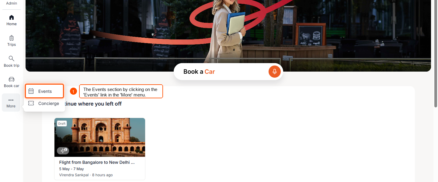 How can I manage my events on ITILITE? — screenshot 1