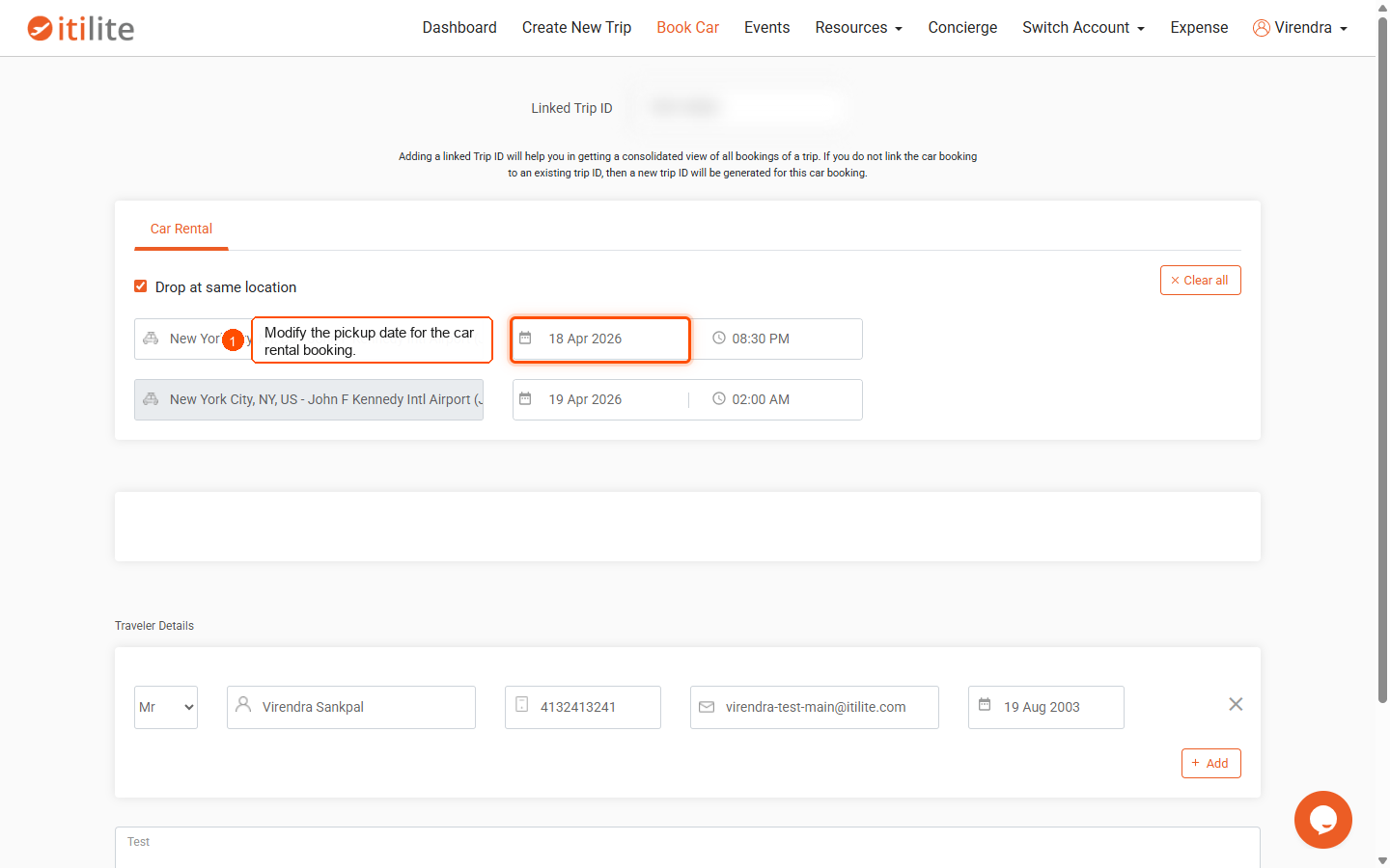How to modify car rental bookings? — screenshot 2