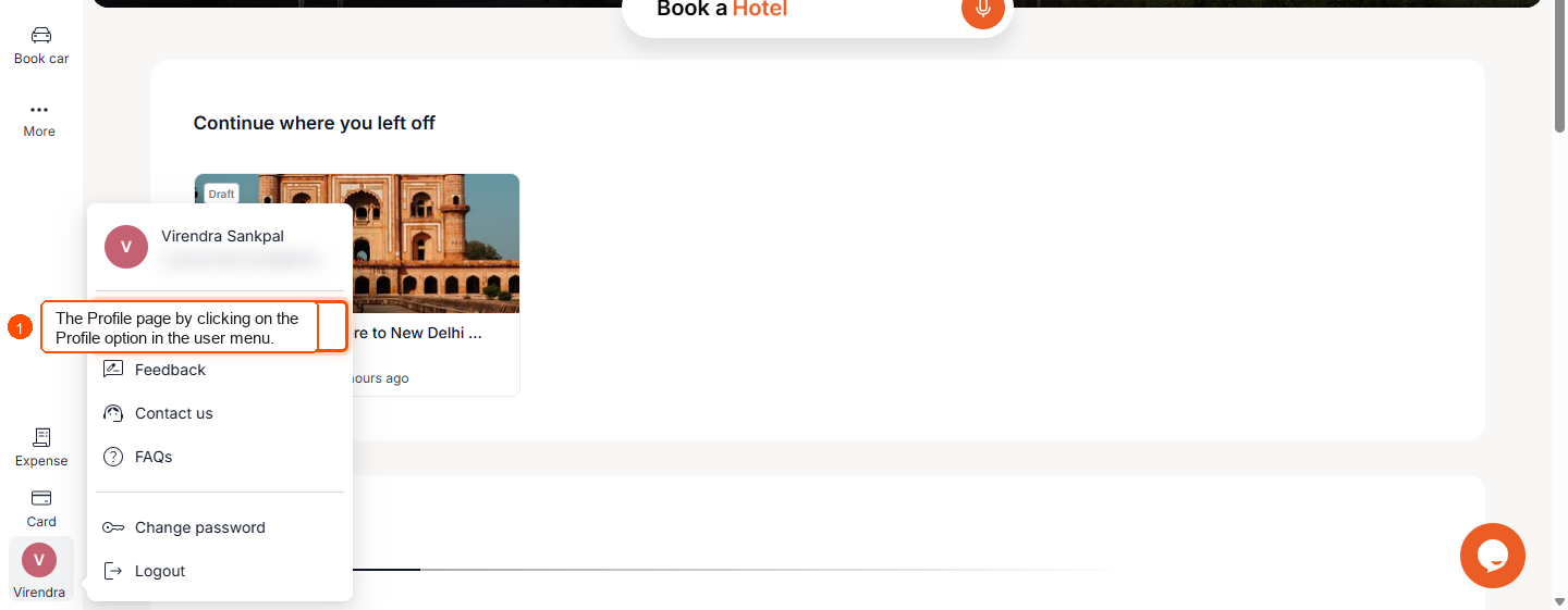 How to add my passport information? — screenshot 1